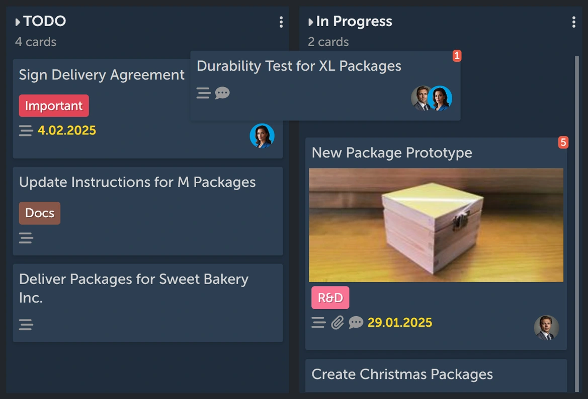 4ga Boards Kanban List Switch